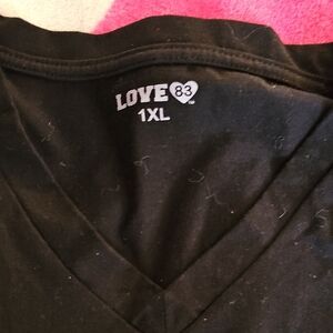 Black V-Neck T-Shirt